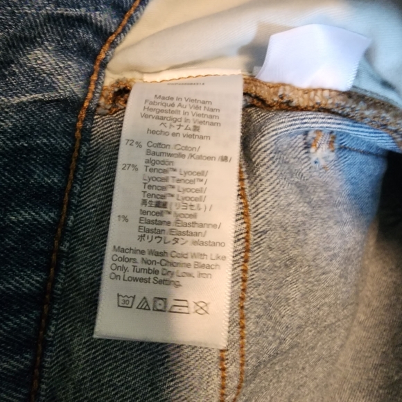 NEW Madewell Distressed Raw Edge The Perfect Jean Short Sz 30 - Picture 7 of 7